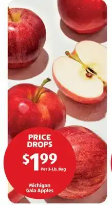 Aldi Michigan Gala Apples offer