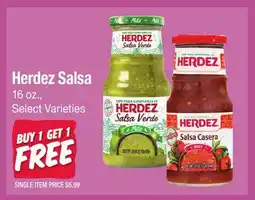 Jewel-Osco Herdez Salsa offer