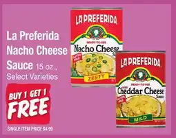 Jewel-Osco La Preferida Nacho Cheese Sauce offer