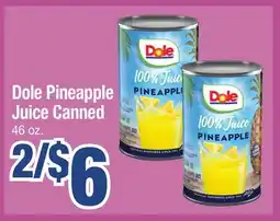 Jewel-Osco Dole Pineapple Juice Canned offer
