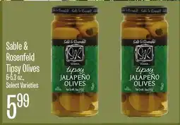 Jewel-Osco Sable & Rosenfeld Tipsy Olives offer