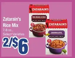 Jewel-Osco Zatarain's Rice Mix offer