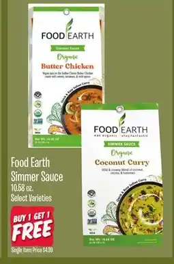 Jewel-Osco Food Earth Simmer Sauce offer