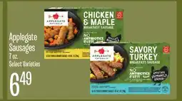 Jewel-Osco Applegate Sausages offer