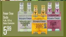 Jewel-Osco Fever Tree Soda offer