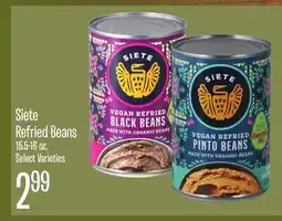 Jewel-Osco Siete Refried Beans offer