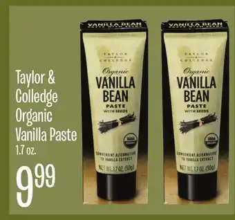 Jewel-Osco Taylor & Colledge Organic Vanilla Paste offer