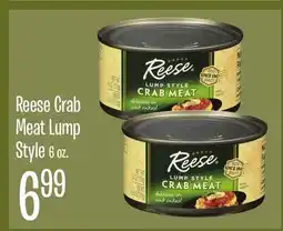 Jewel-Osco Reese Crab Meat Lump Style offer
