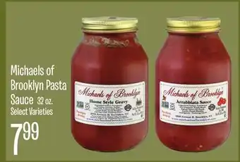 Jewel-Osco Michaels of Brooklyn Pasta Sauce offer
