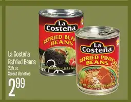 Jewel-Osco La Costeña Refried Beans offer