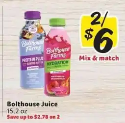 Winn Dixie Bolthouse Juice offer