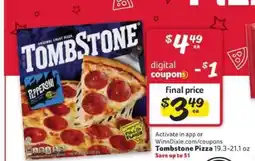 Winn Dixie TombStone Pizza offer