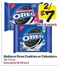Winn Dixie NABISCO Oreo Cookies or Cakesters offer
