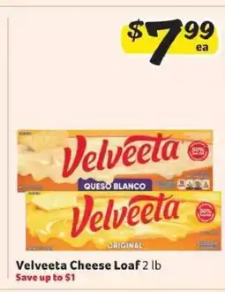 Winn Dixie Velveeta Cheese Loaf offer
