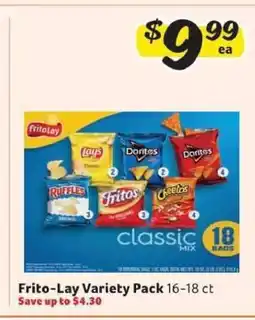 Winn Dixie Frito Lay Variety Pack offer