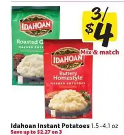 Winn Dixie Idahoan Instant Potatoes offer