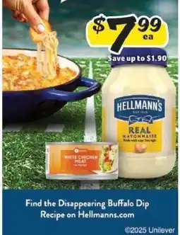 Winn Dixie Hellmann's Real Mayonnaise offer