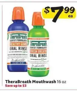 Winn Dixie TheraBreath Mouthwash offer