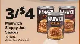 Save a Lot Manwich Sloppy Joe Sauces offer
