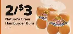 Save a Lot Nature’s Grain Hamburger Buns offer