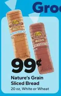 Save a Lot Nature's Grain Sliced Bread offer