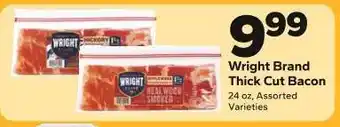 Save a Lot Wright Brand Thick Cut Bacon offer