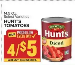 Food Lion Hunt's Tomatoes offer