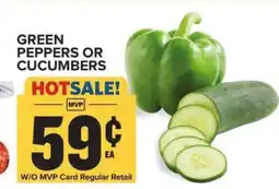 Food Lion Green peppers or cucumbers offer