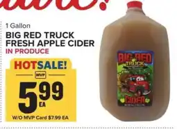 Food Lion Big Red Truck Fresh Apple Cider offer