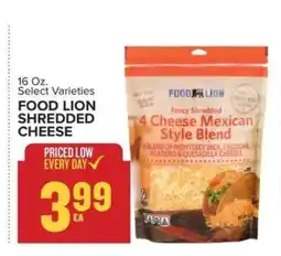Food Lion Food Lion Shredded Cheese offer