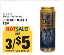 Food Lion Liquid Death Tea offer