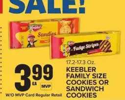 Food Lion Keebler Family Size Cookies or Sandwich Cookies offer