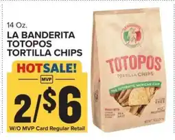 Food Lion LA BANDERITA TOTOPOS TORTILLA CHIPS offer