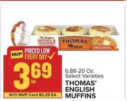 Food Lion Thomas' English Muffins offer