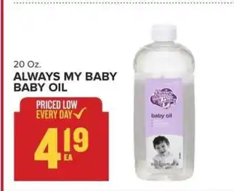 Food Lion ALWAYS MY BABY BABY OIL offer