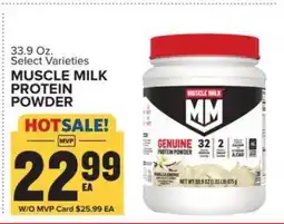Food Lion MUSCLE MILK PROTEIN POWDER offer