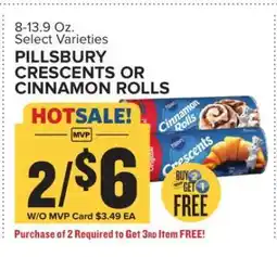 Food Lion Pillsbury Crescents or Cinnamon Rolls offer
