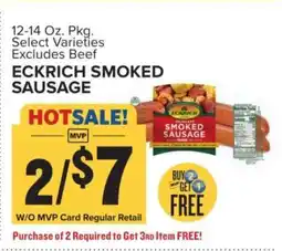Food Lion Eckrich Smoked Sausage offer