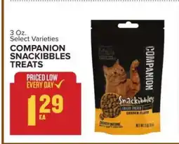Food Lion COMPANION SNACKIBBLES TREATS offer