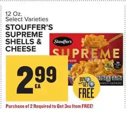 Food Lion Stouffer's Supreme Shells & Cheese offer