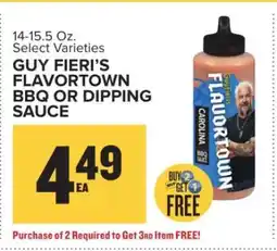 Food Lion Guy Fieri's Flavortown BBQ or Dipping Sauce offer