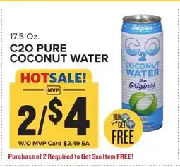 Food Lion C2O Pure Coconut Water offer