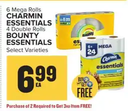 Food Lion Charmin Essentials & Bounty Essentials offer