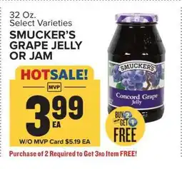 Food Lion Smucker's Grape Jelly or Jam offer