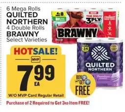 Food Lion Quilted Northern & Brawny offer