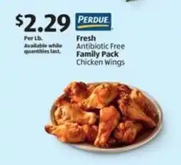 Aldi Perdue Fresh Antibiotic Free Family Pack Chicken Wings offer