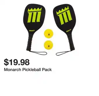 Dick's Sporting Goods Monarch Pickleball Pack offer
