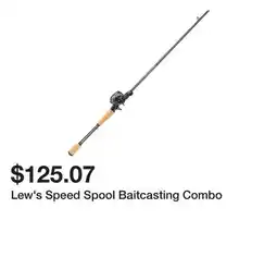Dick's Sporting Goods Lew's Speed Spool Baitcasting Combo offer
