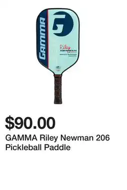 Dick's Sporting Goods GAMMA Riley Newman 206 Pickleball Paddle offer