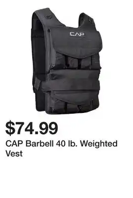 Dick's Sporting Goods CAP Barbell 40 lb. Weighted Vest offer